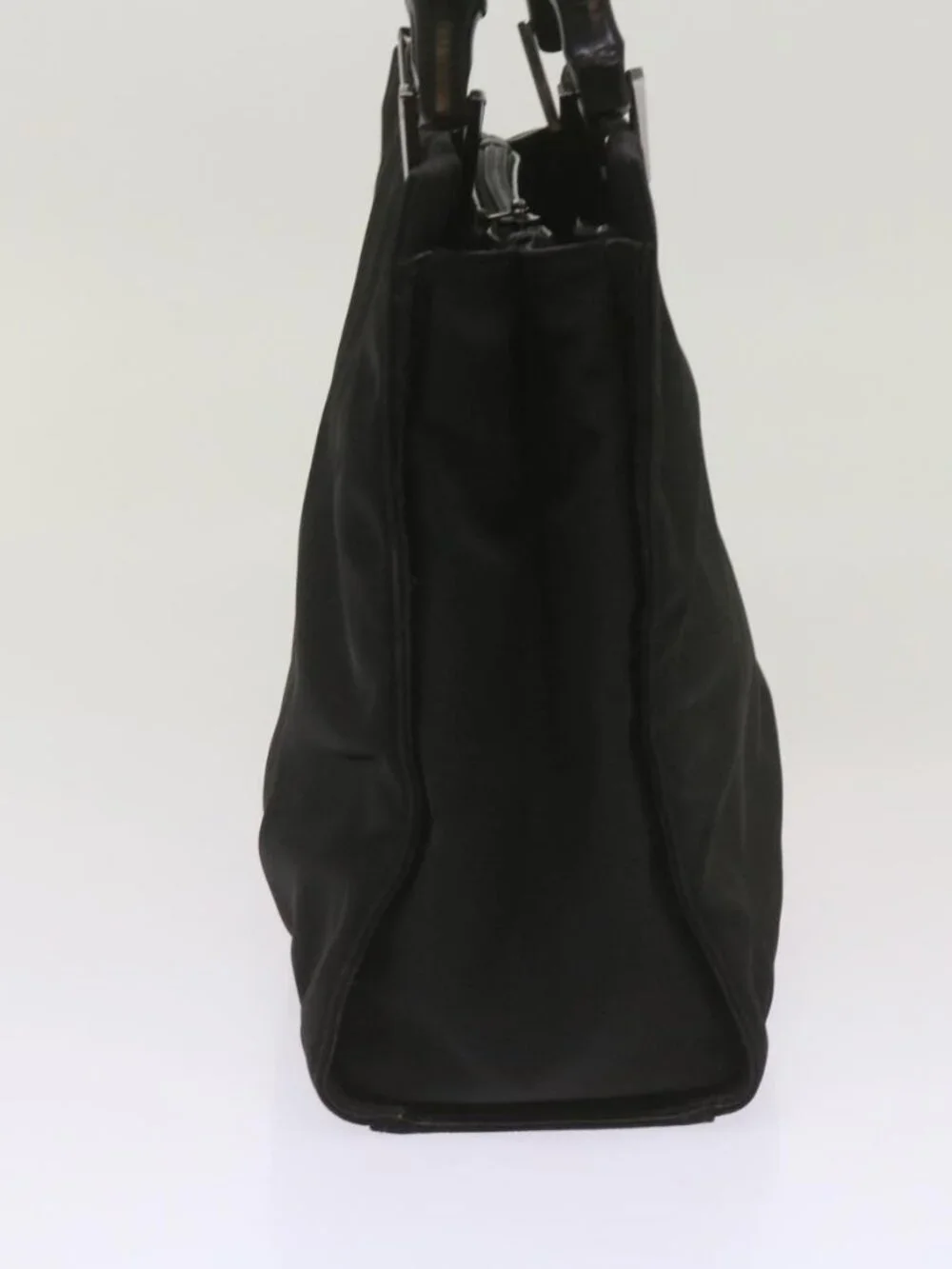 GUCCI Bamboo Hand Bag Canvas Black 002 1016 Auth ep3520
